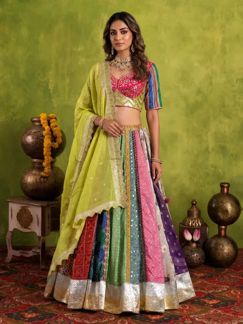 Outstanding Wine Sequins Net Party Wear Plus Size Lehenga Choli