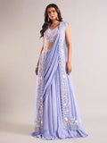 Adorable Pink Sequins Georgette Engagement Wear Plus Size Lehenga Choli